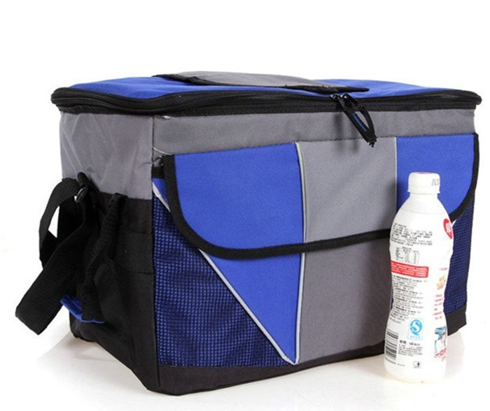 China Disposable Blue Cooler Insulated picnic bag Lunch Bags OEM / ODM For Men on sale