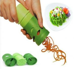 Mini Handed Garnish Veggie Fruit Vegetable Spiral Slicer ,Vegetable twister AS SEEN ON TV