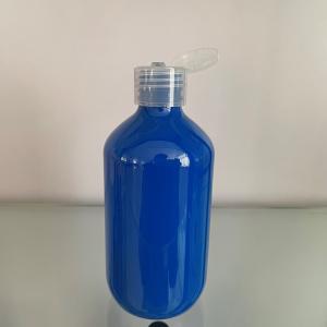 China Customized 300ML Boston Round Plastic Bottles With Cap on sale