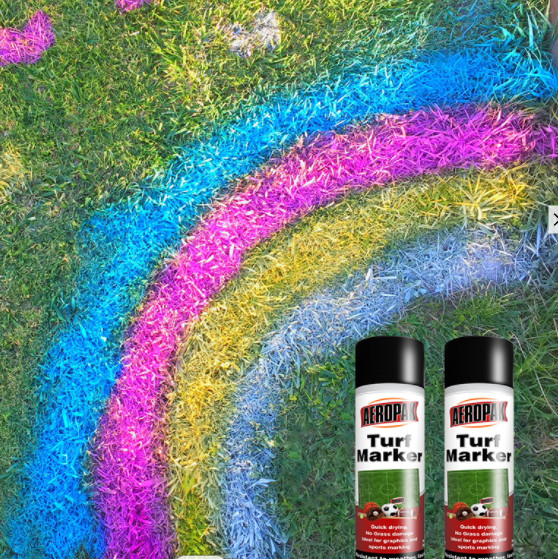 Cheap Aeropak Temporary Marking Spray Paint Turf Spray Paint For Real Grass wholesale