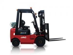 Cheap JAC Gasoline Forklift Truck 1.5 Ton Lifting Capacity 3m - 6m Lift Height wholesale