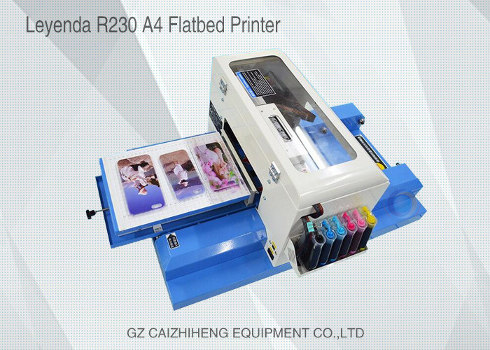 China Offset A4 Small Format UV Flatbed Printer , 1440dpi Eco Solvent Printing Machine on sale