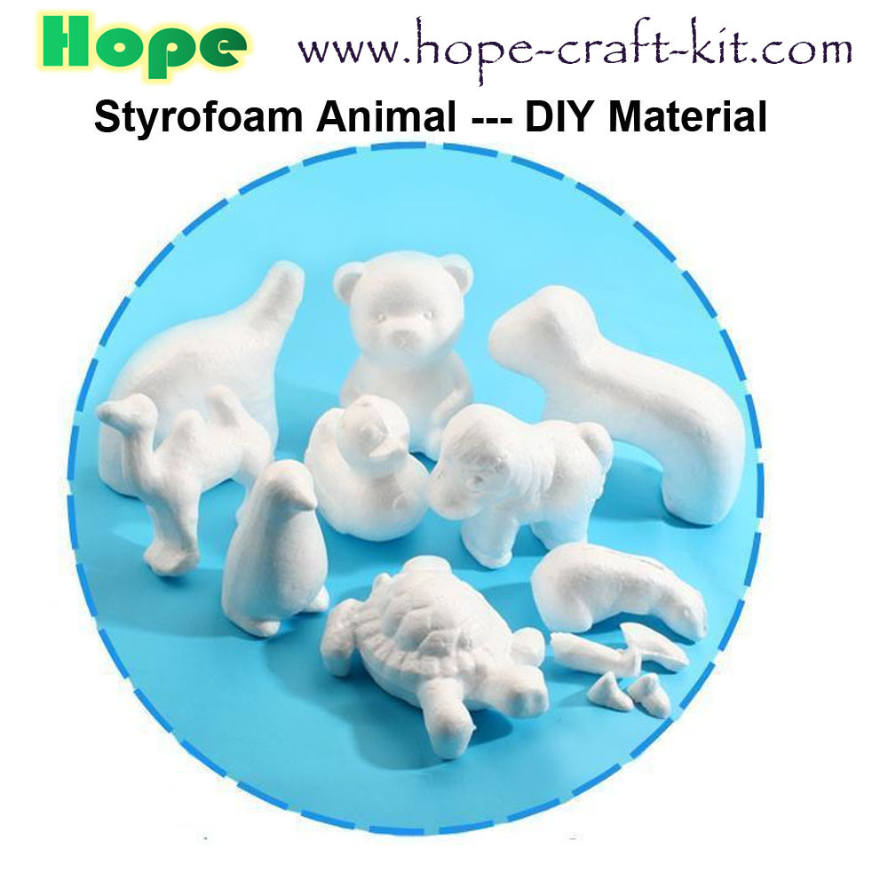 Cheap EPS Styrofoam Foam  Animal Fruit for Kids Hobbies DIY Material and Christmas OEM ODM Various Shapes Size STEM INNOVATION wholesale