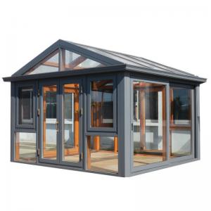 Cheap Aluminum Alloy Sun Room Custom Outdoor Toughened Glass Room Terrace European-Style wholesale