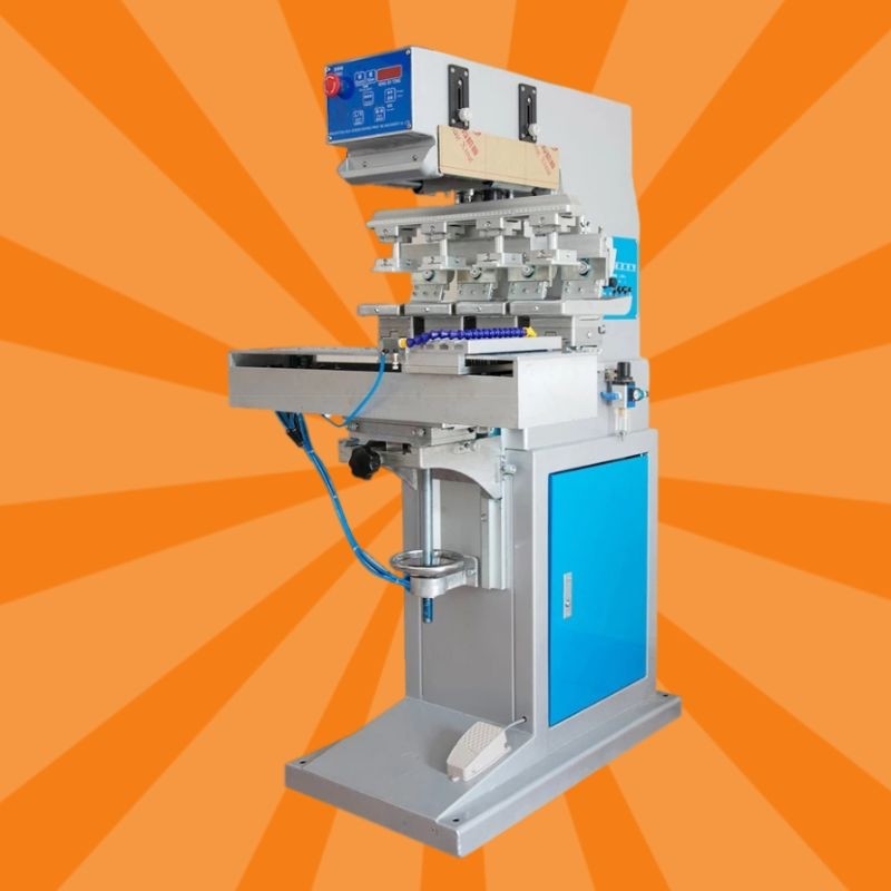 China Multi Color 110V 60Hz Bottle Cap Printing Machine with separated colloid head on sale