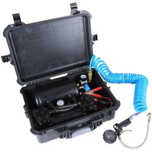 Cheap Double Cylinder Dual Head Air Suspension Compressor Kit With Air Tank wholesale