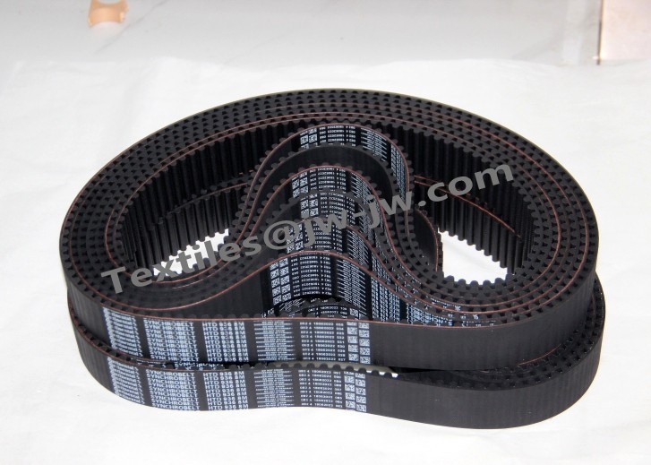China HTD8M 936-37 Black Belt Weaving Loom Spare Parts Imported Quality on sale