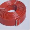 Fire Resistant Fiberglass Sleeving Anti Corrosive Chemicals Coated With Silicone Rubber for sale