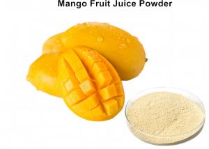 Cheap Light Yellow Organic Mango Juice Powder , Food Grade Raw Mango Drink Powder Nutrition wholesale
