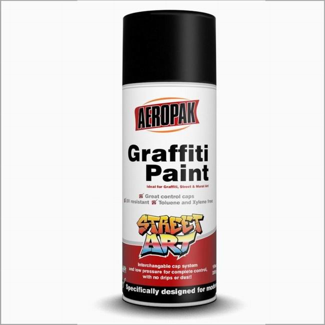Cheap Aeropak 400ml Graffiti Spray Paint High Luster High Coverage MSDS Certificate wholesale