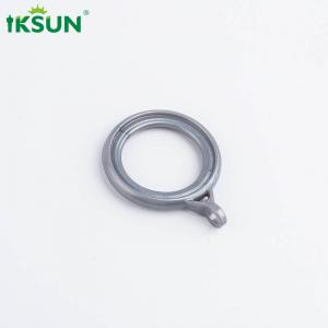 China ABS Plastic Drapery Curtain Rod Rings Sapphire Color With Sanding Process on sale