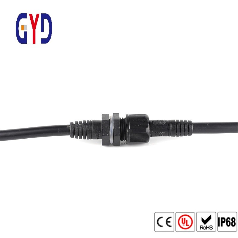 Small Male Female Waterproof Electrical Plug IP68 2 Pin To 4 Pin for sale