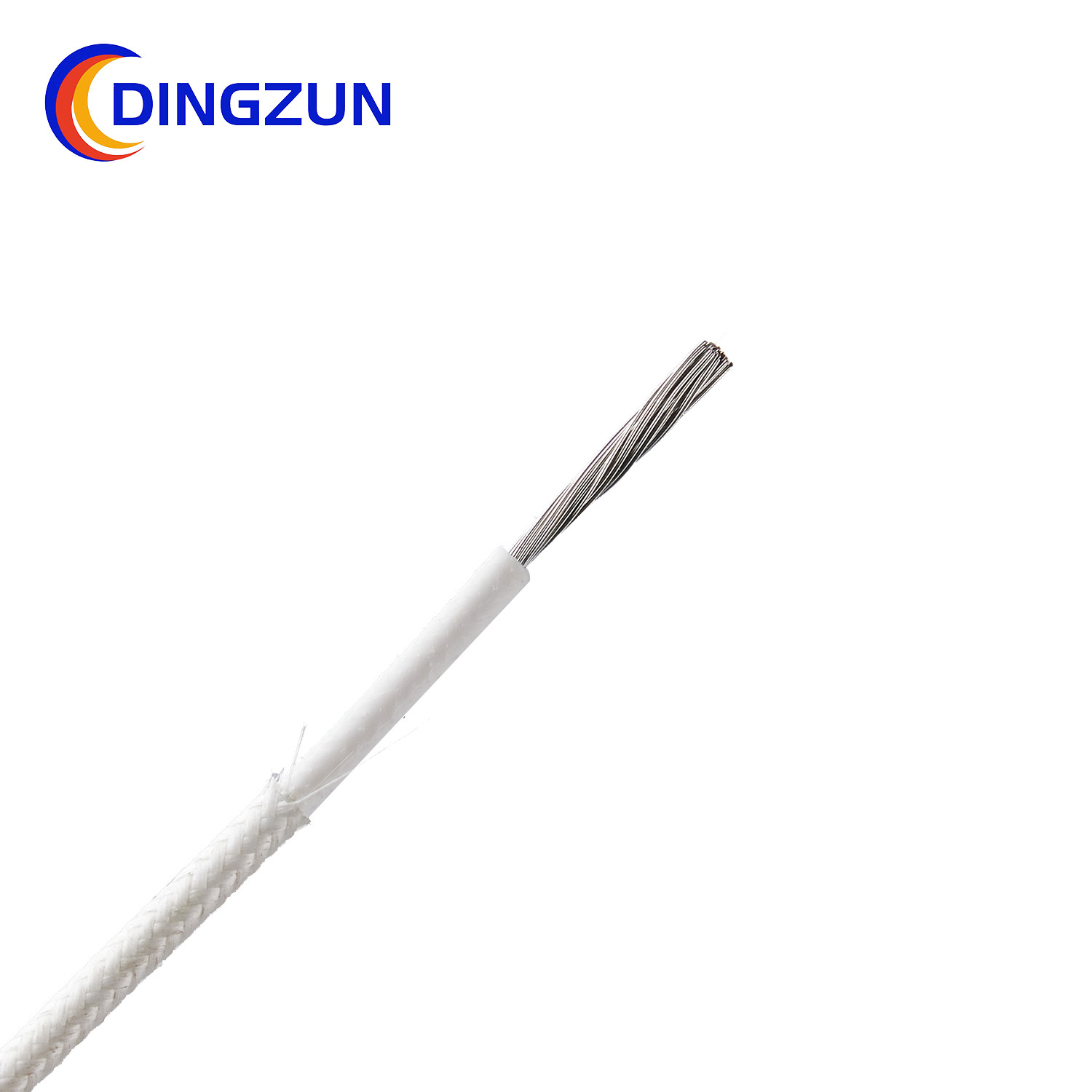 China Ul3513 Silcone Insulated Glass Fiber Braided Cable for sale