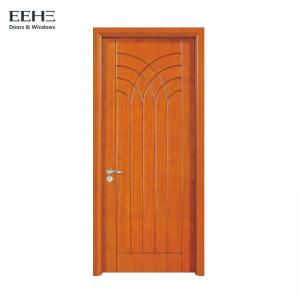 Cheap Yellow Prehung Hollow Core Timber Door Finish Painting Surface SGS Certificate wholesale