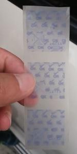 Cheap OK3D PP material lenticular printing High resolution 3d dot printing label wholesale