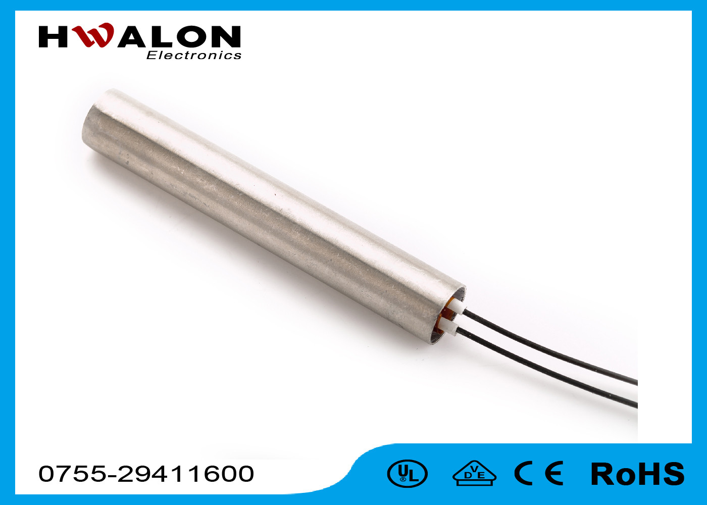 Cheap 20W ~ 800W Ceramic PTC Water Heater Aluminum Tube Material RoHS Approved wholesale