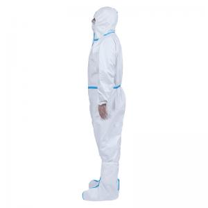 Cheap Sterilization  Hooded Medical Protective Coverall Customizede Size  Health Protection wholesale
