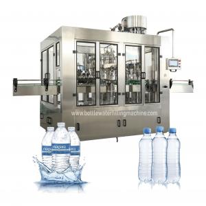 China SUS304 OPP Label 500ML Water Bottle Filling Machine Plastic Screw Cap on sale