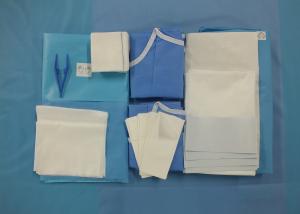Cheap Surgeon Caesarean Disposable Surgical Packs Non Woven C Section Drape Included wholesale