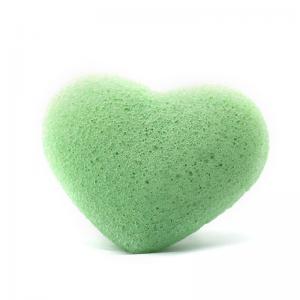 Cheap Heart Konjac Facial Sponge Wet Bamboo Face Sponge Non Toxic wholesale