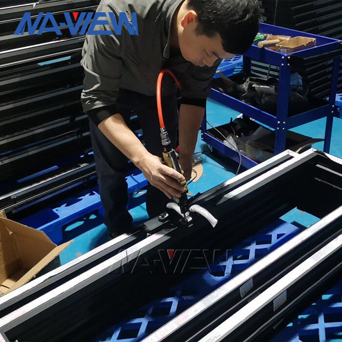 China Naview Latest Design Large Energy Saving Types Of Double Hung Windows Custom Low Price for sale