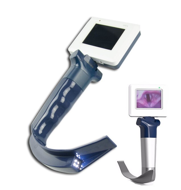 China Endotracheal Intubation Portable Video Laryngoscope Medical Grade Plastic MAC 2,4 Blades on sale