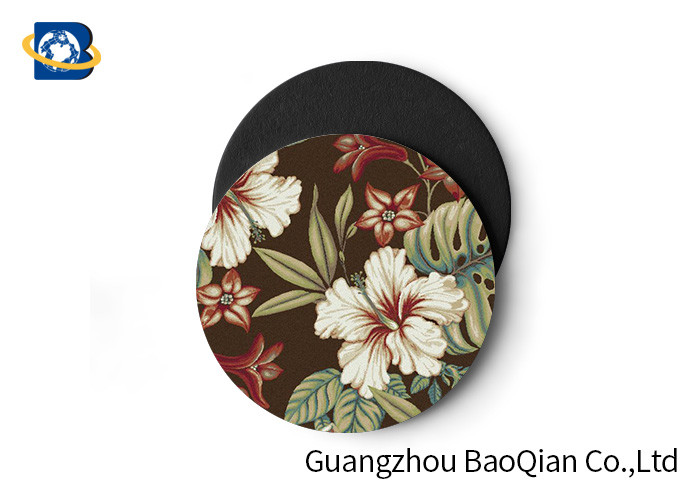 China Vivid Depth Effect 3D Floral Lenticular Coasters PET/ EVA Material Customized Size on sale