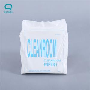 Cheap 55% Microfiber 45% Polyester Camera Lens Wipe Cleanroom Wiper 52g/M2 Weight wholesale