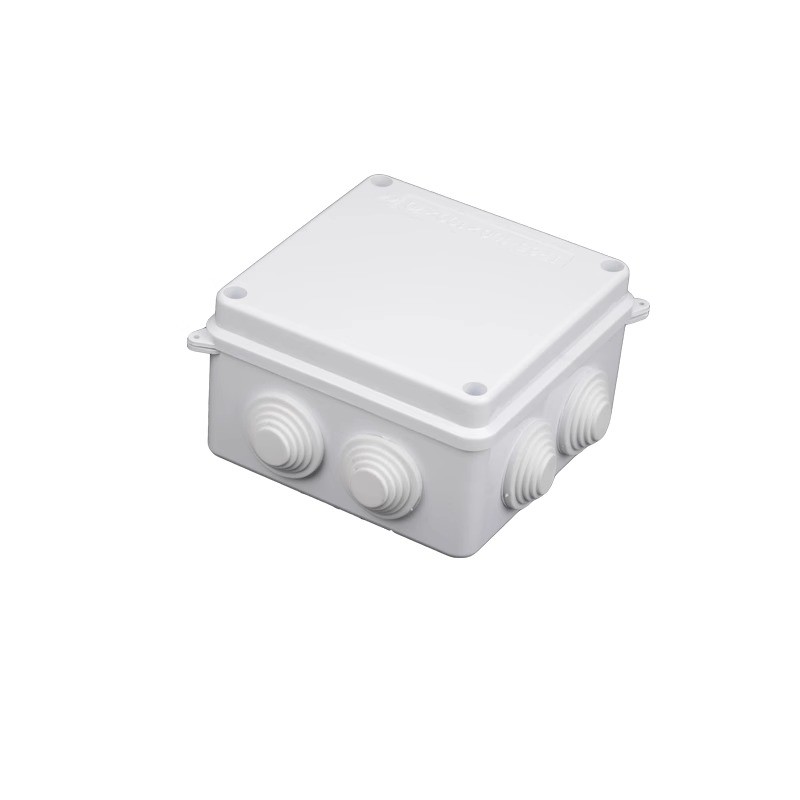 Cheap IP65 ABS Wall Mounted Electrical Junction Box 100x100x70mm With Knockouts Stopper wholesale