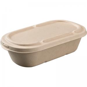 China Sugarcane Bagasse Salad Fruit Take Away Food Containers Biodegradable on sale