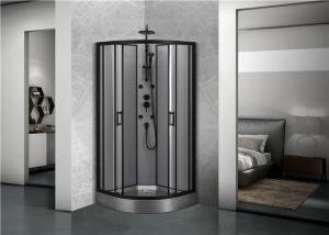 Cheap Bathroom Shower Cabins Black  Acrylic ABS Tray wholesale