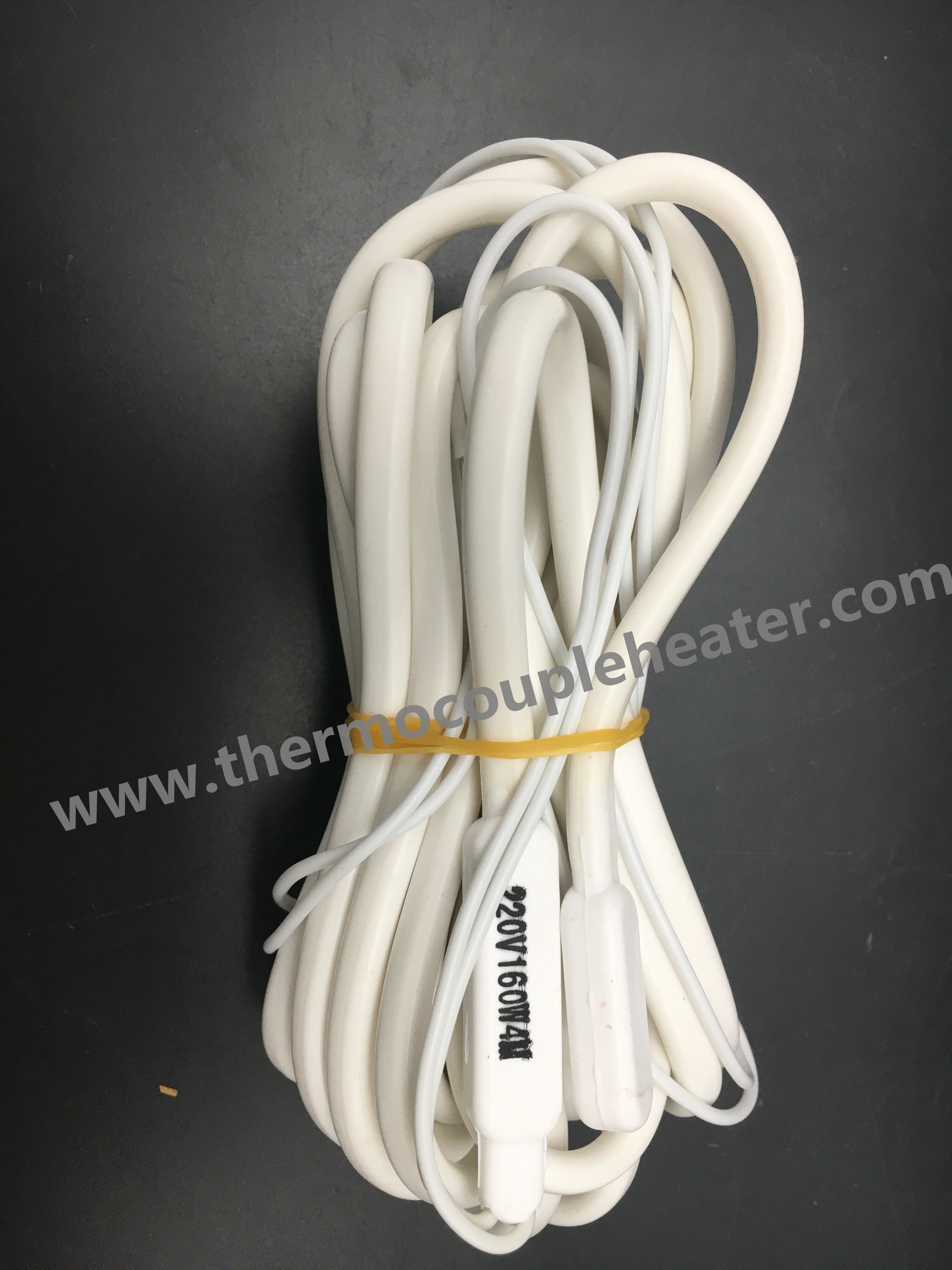 China Silicone Rubber Insulation Heating Cable 1m For Freezer Drain Pipe for sale