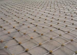 China Stainless Steel Safety Wire Mesh Net For Slope Fall Protection ISO9001 Listed on sale
