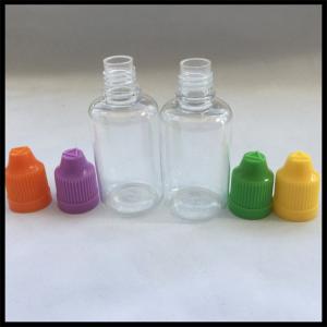 Cheap 30ml Vape Juice Bottles PET Dropper Bottles Childproof Plastic Bottles wholesale