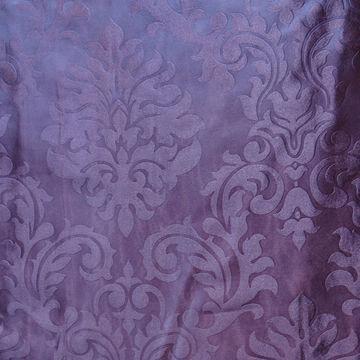 Shiny embossed blackout fabric, made of 100% polyester, used for home textile 