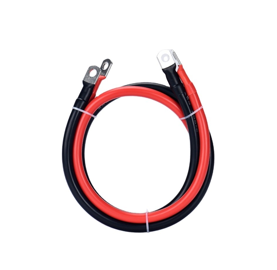 China 10AWG Battery Terminal Cables 20cm 30cm 40cm Super Soft Silicone With Lug for sale