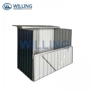 China High Performance Home Garden Assemble Metal Tools Storage  boxes outdoor bike storage shed double doors on sale