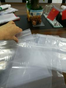 Cheap Transparent Grip Self Seal Plastic Bags , Polyethylene Plastic Bags With Write On Panel wholesale