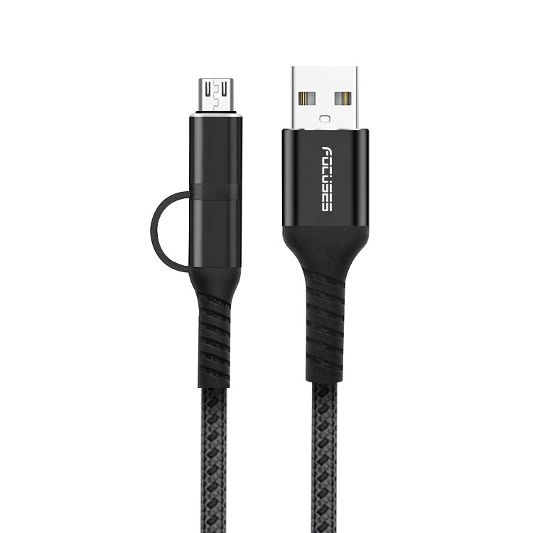China 10000 Times Nylon Braided USB Cable OD 3.5mm USB Sync Cable for sale