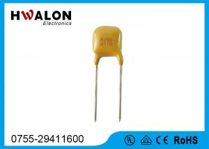 Cheap Yellow color Electronic Components PPTC Thermistor Resistor Radial Leaded wholesale
