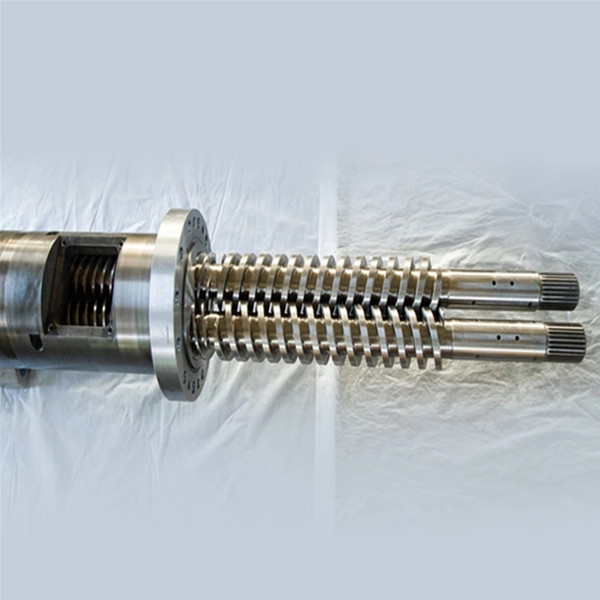 China Parallel Twin Screw for Feed Machine / Bimetallic conical twin screw barrel on sale