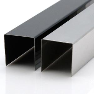 China SS 201 304 grade stainless steel square edge trim for stair edge and corner protector on sale