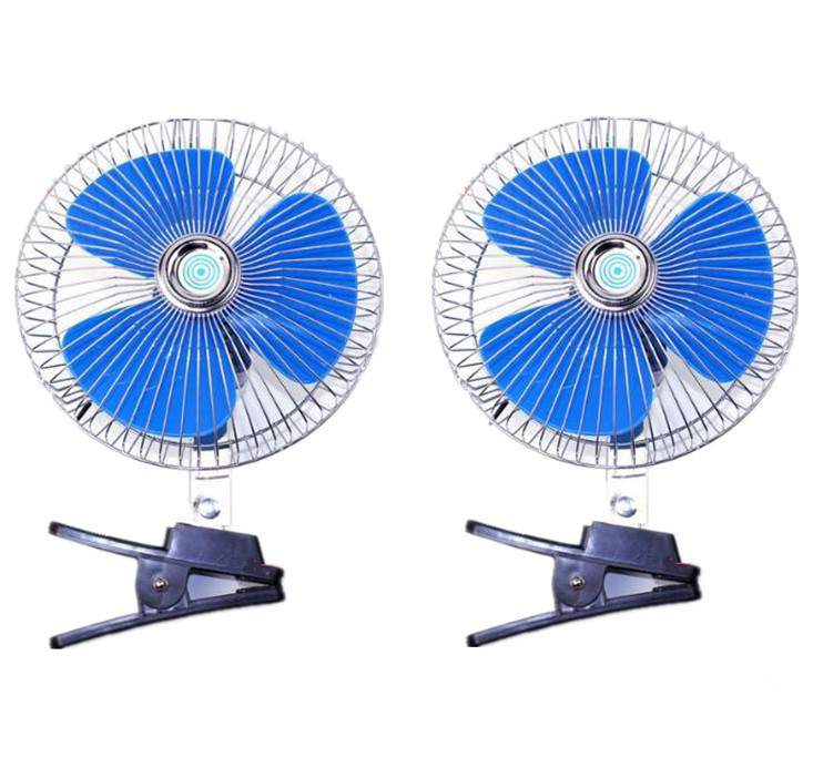 Cheap Blue And Silver Automotive Cooling Fans / Metal And Plastic Electric Radiator Fan wholesale