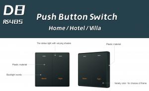 China D8 Electrical Wall Switch RS485 Modbus Light Switch Push Button Style on sale