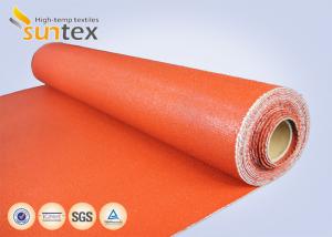 Cheap Texturized Heavy Duty Insulation Silicone Coated Fiberglass Fabric Roll Fireproof wholesale