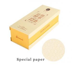 Cheap Matt Varnish Foil Paper Cigar Gift Box With Golden / Cigar Gift Sets wholesale