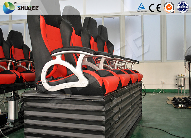 Quality Amusement Theme Park XD Theatre Electric Motion Seat PU / Genuine Leather for sale