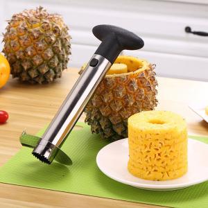 China Peel Free Stainless Steel Houseware Pineapple Coring Tool Slicer With Detachable Handle on sale