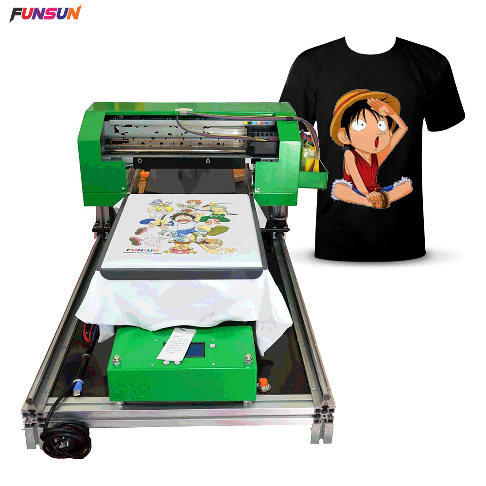 Quality T-Shirt A3 DTG Printer Digital Textile Printer Polyester Wool Cotton With XP600 for sale