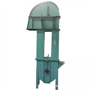China Carbon Steel Chain Type Bucket Elevator 800m3/h Conveying Hoisting Machine on sale